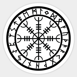 Helm of Awe /// Rune Circle Sticker